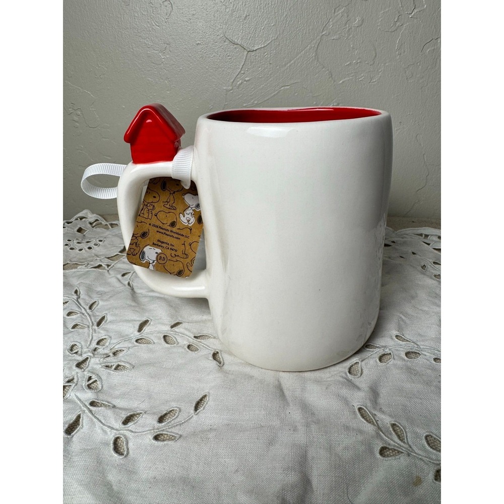 Rae Dunn x Peanuts Snoopy mug FLYING ACE - Picture 2 of 4